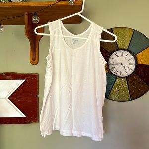 Toad & Co. small 100% organic cotton cream  tank